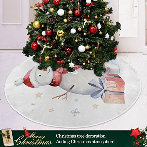 חצאית עץ חג המולד של השלג של השלג של Oarencol, חצאית עץ חג המולד, 36 אינץ 'מתנה חורף חג המולד של מסיבת חג