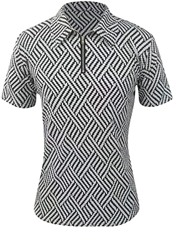 חולצות טולו פולו לגברים תלת מימד הדפסים חולצות שריר היפסטר קיץ שרוול קצר שרוול קצר רוכסן רוכסן רז