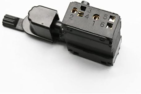 כפתור מתג הפעלה משובח AC 250V/6A נעילה בבקרת מהירות מתכווננת מתג CW/CCW למתג כלי חשמל מקדח ביד חשמלית