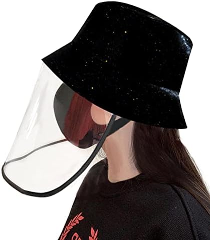 כובע מגן למבוגרים עם מגן פנים, כובע דייג כובע אנטי שמש, פלאנט ערפילית חלל