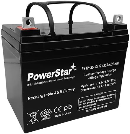 PowerStar® (קבוצה U1 סוללה עמוקה - 12V 35AH - 2 חבילה