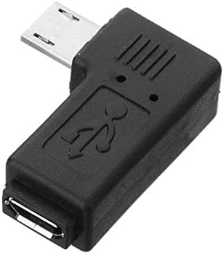 Chenyang JSer 90 מעלות שמאלה מיקרו USB 2.0 5p זכר לנקבה M ל- F מתאם הרחבה