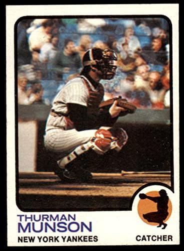 1973 Topps 142 Thurman Munson New York Yankees Ex Yankees