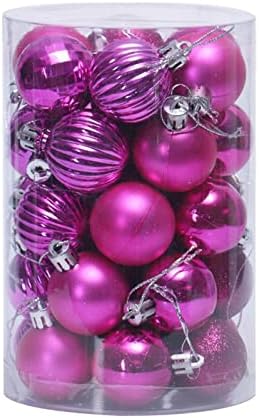 כדור חג המולד של רויו קישוטי כדור חג המולד קישוטי אווירה חגיגית כדורי שמלה חגיגיים כדורי צבע רב -צבעוניים