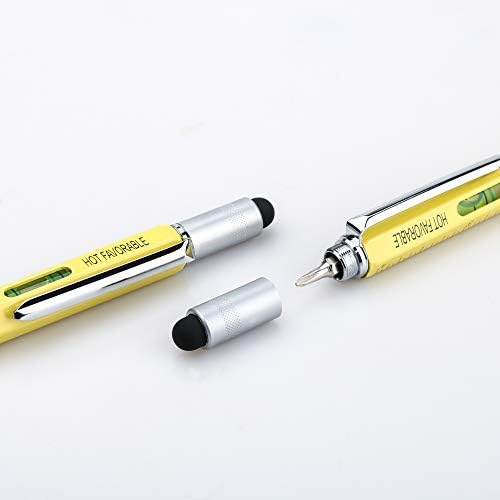 ערכת כלי עט מתכת חיובית חמה ערכת כלים מרובי כלים 6 ב 1 -מורטי -פונקציונלי חסון אלומיניום DIY