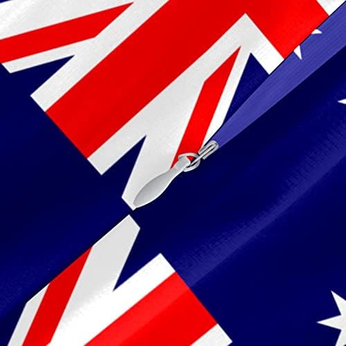 Tbouobt כרית קטיפה רכה מכסה תיקי כריות לזרוק מלבני למכונית מיטת ספה, דגל פדרלי אוסטרלי