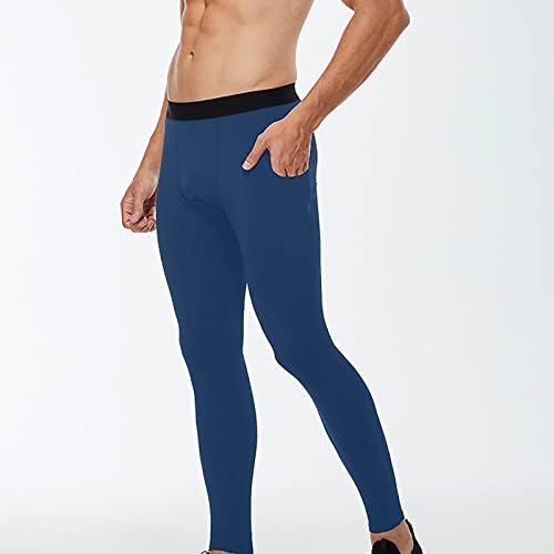 מכנסיים של ymosrh Mens אופנה בצבע אחיד של גברים אטום מזיעה חותלות ספורט יבש מהיר