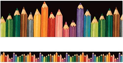 המורה יצר משאבים עפרונות צבעוניים SW ישר לקצץ גבול, רב צבע