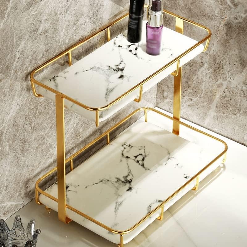 Ldchnh מדף אמבטיה מתלה לאחסון מדפי עמדות מדפים קוסמטיקה מחזיקת שכבה רב שכבה מארגן אמבטיה קופסא אמבטיה