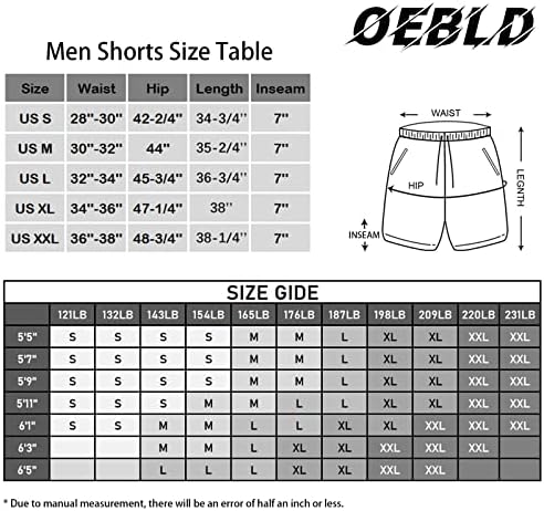Oebld Mens Stallic Shortic Short