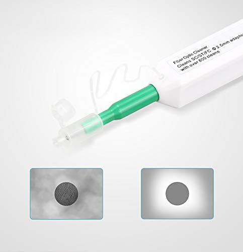 ערכת ניקוי מחבר סיבים אופטיים של DYEDEMC עם עטים מנקה 1.25 ממ / 2.5 ממ קלטת ניקוי וקלטת קלטת