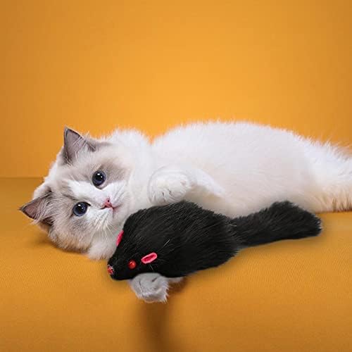 צעצועים לחתול חיית מחמד של צ'ינגזה קטיפה, צעצועי חיית מחמד של עכבר שווא, חתול, חתול ארוך שיער
