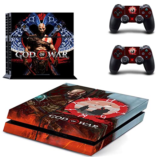 עבור PS4 Pro - Game God God Best of War PS4 - PS5 קונסולת עור ובקרים, עור ויניל לפלייסטיישן DUC -204 חדש