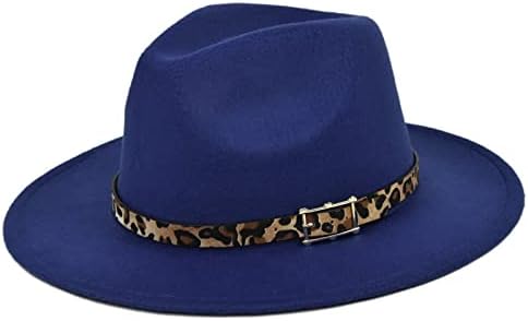 כובע אבזם של מנהונג פנמה פדורה עם חגורת נמר כובעי בייסבול רחבים לנשים כובעי קוקו כובעים נושמים