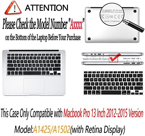 Aoggy תואם ל- MacBook Pro 13 אינץ 'מארז A1502/A1425 COLOR PLASTE