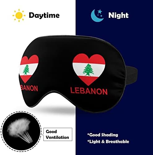 אהבה מסכת עין רכה של לבנון כיסוי אפקטיבי הצללה בהצללה מסכת שינה נוחות עם כיסוי עיניים עם רצועה מתכווננת אלסטית