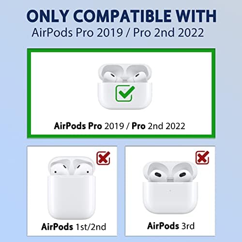 STSNANO 2 חבילות ל- AirPods Pro 2019/Pro 2 Gen 2022 מארז רך חמוד אנימה אנימה Kawaii מעצבת כיף ייחודי
