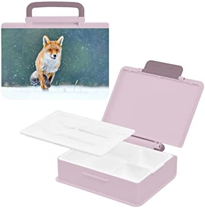 Alaza Fox Running Wild Animal Bento Bento Bento Box