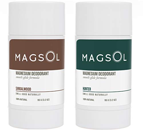 דאודורנט מגנזיום לגברים ונשים - דאודורנט טבעי - תווית נקייה רק ​​4 מרכיבים - מושלם לעור רגיש במיוחד