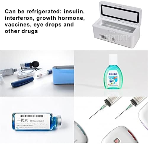 ZhierPlus מארז קריר אינסולין אינטליגנטי, תיק אחסון נייד חדש לאינסולין קופסת רפואה קופית קופסת סוכרת אינסולין