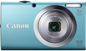 Canon PowerShot A2400 היא מצלמה דיגיטלית של 16.0 MP עם תמונה אופטית 5x מיוצבת זום 28 ממ עדשה רחבה עם הקלטת וידאו