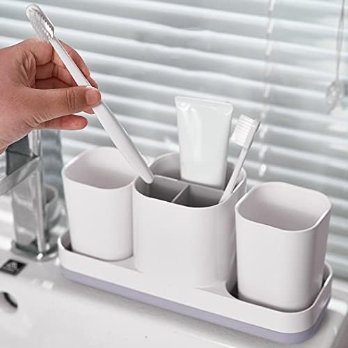 מתלי מגבות לקיר אמבטיה מחזיק מברשת שיניים למברשת שיניים במברשת שיניים מארגן מעמד מעמד 3 חריצי מברשות