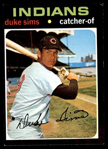 1971 Topps 172 Duke Sims Cleveland Indians VG/Ex Indians