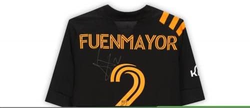 Alejandro Fuenmayor Houston Dynamo חילוף חתימה משומשת 2 ג'רזי שחור מעונת MLS 2020 - גופיות כדורגל