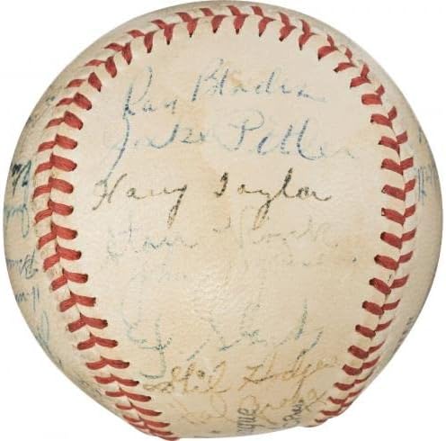 ג'קי רובינסון טירון 1947 צוות ברוקלין דודג'רס חתם על בייסבול PSA DNA COA - כדורי בייסבול עם חתימה