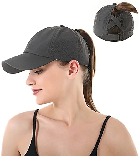 קוקו בייסבול כובע לנשים רשת מהיר יבש בייסבול כובע עם קוקו חור