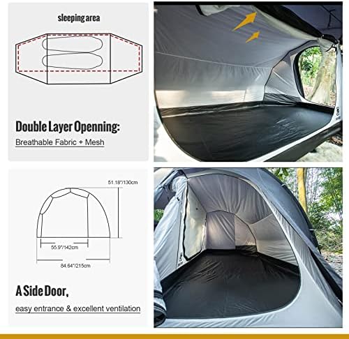 אוהל קמפינג Cometa Cometa - אוהל מנהרה אטום למים אטום לרוח עם אוהל רשת פנימי ניתנת לניתוק ושקית נשיאה