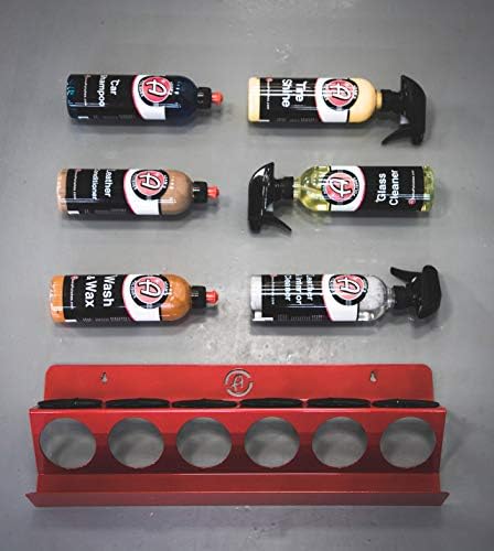 מארגן בקבוקי המוסך של אדם - חובה כבדה, בניית מתכת פרימיום - הניתן להרכבה, מציג עד 6 בקבוקים