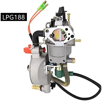גנרטור דלק כפול קרבורטור תואם לערכת המרה CNG LPG CNG 4.5-5.5KW GX390 188F חנק ידני