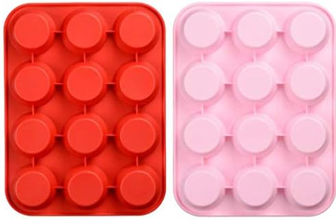 תבניות גומי סיליקון של המוטון תבניות ממתקים סיליקון 12 חלל סיליקון סבון סבון תבנית לסבון מאפין pdding ועוד צבעי