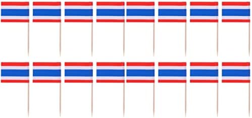 200 יחידות חד פעמי דגל יד כף דגל דגל צרפת דגל על מקל פיק דגל הקאפקייקס צילינדר הקאפקייקס צילינדר מקסיקני