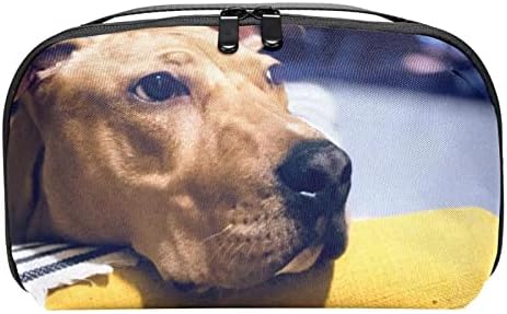 תיק נשיאה נסיעות פאוץ תיק כבל ארגונית כיס אבזר רוכסן ארנק, חיות מחמד כלב בעלי החיים