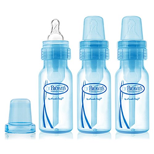 BPA של דר בראון BPA בקבוקי תינוקות כחולים 4oz - 3 PK על ידי חברת Craft