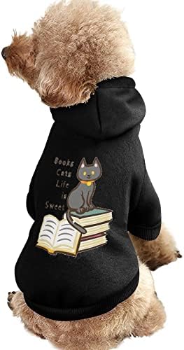 ספרים חתולים חיים מתוקים תלבושות כלב אחד בגדים חליפת חיות מחמד עם אביזרי כובע לחיות מחמד לגור וחתול
