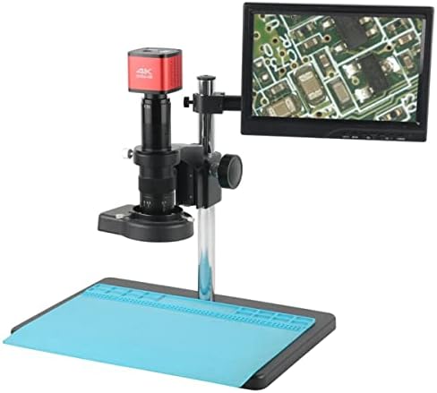 אביזרי מיקרוסקופ 180 איקס 300 איקס 200 איקס 500 איקס וידאו מיקרוסקופ מצלמה תעשייתית זום מעבדה מתכלה