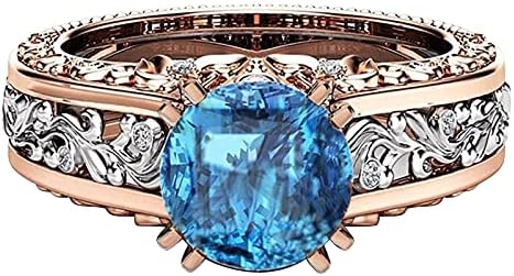 טבעת סרט טבעת זהב תכשיטים מצופה סגסוגת צבע גברות נשות טבעת ורד טבעות הפרדה