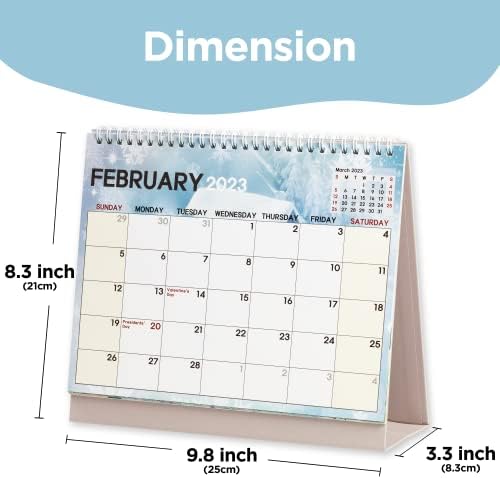 לוח השנה של שולחן העיצוב של Seaonal Desig