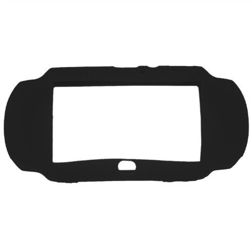 eforbuddy silicone עור רך מכסה עבור Sony PS Vita, שחור