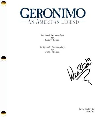 ווס סטודני חתום על חתימה גרונימו: תסריט קולנוע מלא של אגדה אמריקאית - בכיכובו של ג'ין האקמן ורוברט דובאל, רוקד