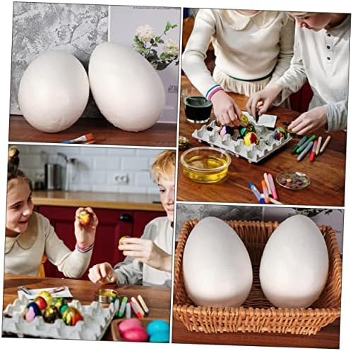 Homoyoyo 30 יח 'ביצי קצף ביצים צעצועים מלאכת מלאכה מלאכה לילדים ביצי קצף קלקר לבנים כדורי קלקר כדורי פסח
