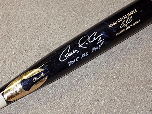 משחק Carlos Corae Maple Chandler Chandler השתמש בעטלף חתום יוסטון אסטרוס PSA GU 10 - משחק חתימה MLB משומש