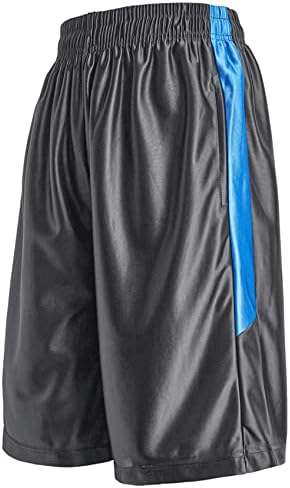 GARY COM 4 חבילה מכנסי כדורסל לגברים מכנסי כושר אימון אתלטי אתלטי מכנסיים קצרים יבש מהיר עם כיסים עמוקים