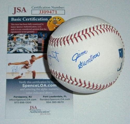 ברוארס רובין יונט פול מוליטור ג'ים גנטנר חתום על MLB בייסבול JSA TRIO AUTO - כדורי בייסבול עם חתימה