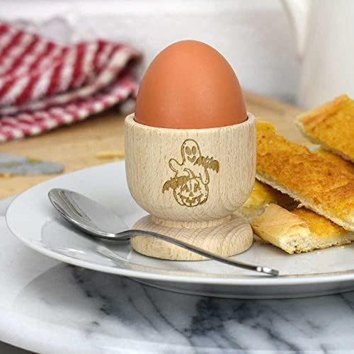 אזידה 'ליל כל הקדושים ג' ק-או-לנטרן ' כוס ביצה מעץ