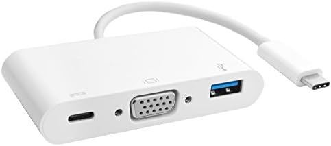 טכנולוגיה לגישה ישירה. USB 3.1 Type-C VGA מתאם רב-יציאה