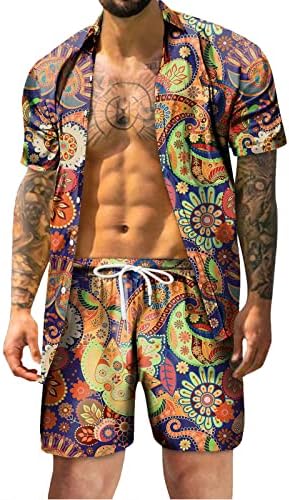 קיץ חולצות גדולות וגבוהות לגברים גברים קיץ אופנה פנאי הוואי חוף הים נופש חוף דיגיטלי 3 ד מעיל
